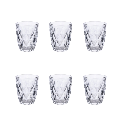 Setti 6 vesilasia 340 ml kirkasta lasia Celine Tarjous