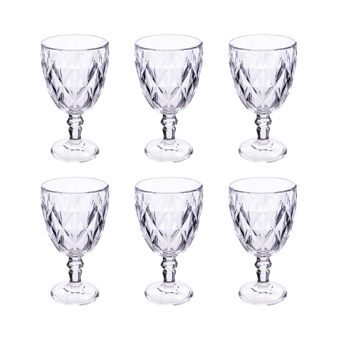 Setti 6 kirkasta lasia 340 ml Elizabeth Tarjous