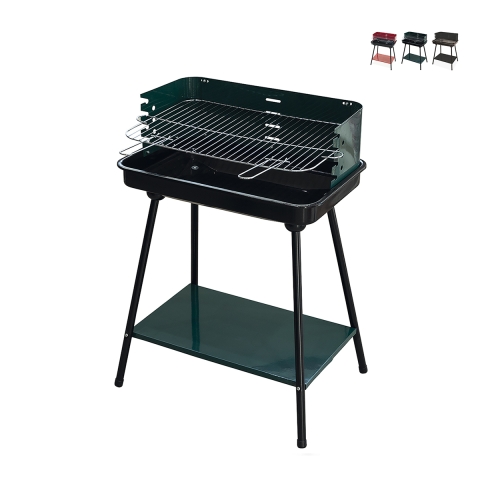Hiiligrilli säädettävällä ritilällä 58x38xh82cm Grilza Tarjous