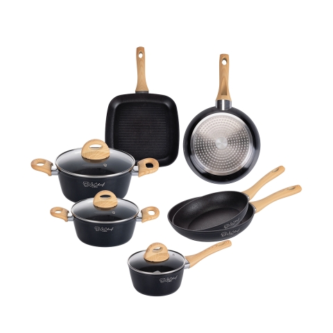 Fuji 10-osainen alumiininen tarttumaton keittoastiasarja Tarjous