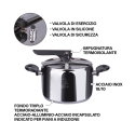 Induktiokeitin 5L ruostumaton teräs Nabo Malli