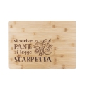 Puinen leikkuulauta 39x28cm - "Si scrive pane, si legge scarpetta" Tarjous