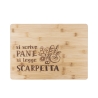 Puinen leikkuulauta 39x28cm - "Si scrive pane, si legge scarpetta" Tarjous