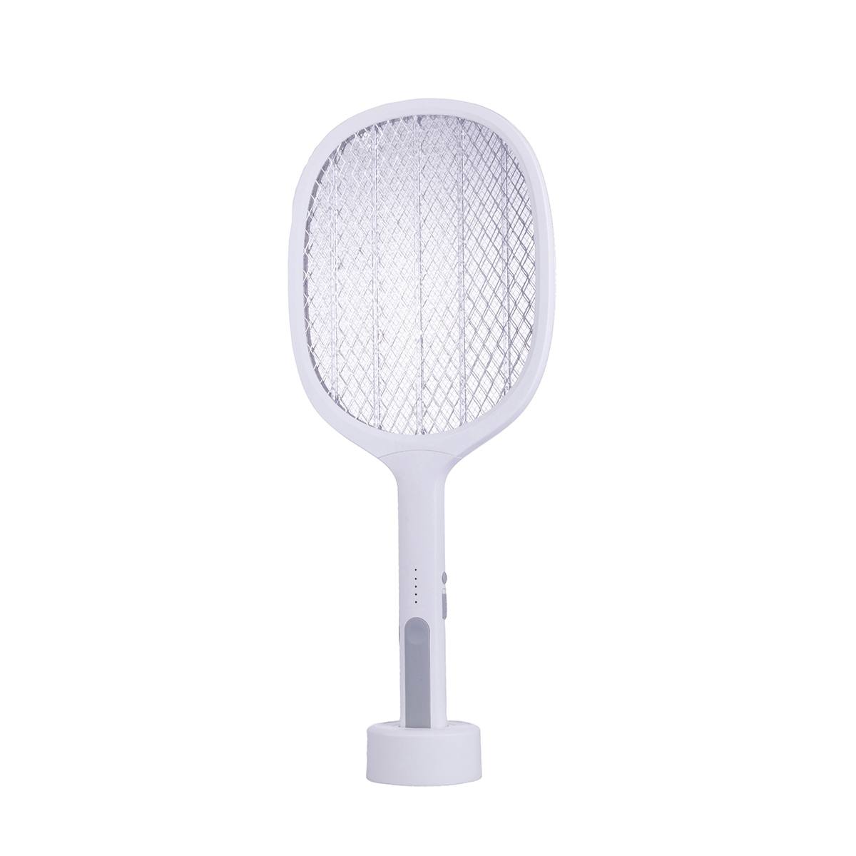 Ladattava Duo LED -sähköinen hyttysmaila tukijalustalla Tarjous Ladattava Duo LED -sähköinen hyttysmaila tukijalustalla Tarjous