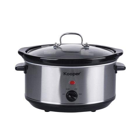 Valentina ruostumattomasta teräksestä valmistettu sähköinen slow cooker -keitin, 3,5 L 200W Tarjous