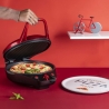 Pizza- ja grilliuuni kaksipuolisella tarttumattomalla levyllä 1200W Mamy Myynti