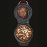 Pizza- ja grilliuuni kaksipuolisella tarttumattomalla levyllä 1200W Mamy Ominaisuudet