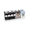 Diva-peililamppu imuventtiileillä, 4 LED-polttimoa, paristokäyttöinen Luettelo