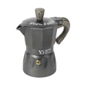 2 kupin alumiinista kahvinkeitin, puujäljitelmäkahva Buon Caffè Tarjous