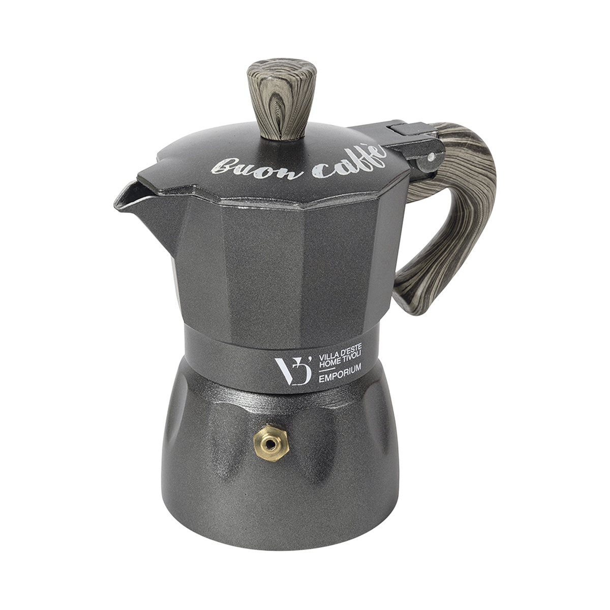 Moka classica kahvinkeitin 1 kupille, puukahvalla Buon Caffè Tarjous Moka classica kahvinkeitin 1 kupille, puukahvalla Buon Caffè Tarjous