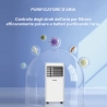 Kannettava ilmastointilaite 9000 BTU 3-in-1 pyörillä Clyma Hinta