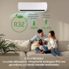 Ilmastointilaite 24000 BTU invertteri ja lämpöpumppu WiFi Aero Varasto
