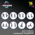 Monikäyttöinen pilates- ja joogatanko joustovöillä Tera Alennusmyynnit