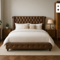 Chesterfield parisänky 160x190 cm keinonahkaa Chur Tarjous