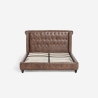 Chesterfield parisänky 160x190 cm keinonahkaa Chur Tarjous