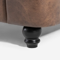 Chesterfield parisänky 160x190 cm keinonahkaa Chur Valinta