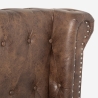 Chesterfield parisänky 160x190 cm keinonahkaa Chur Luettelo