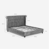Chesterfield parisänky 160x190 cm keinonahkaa Chur 