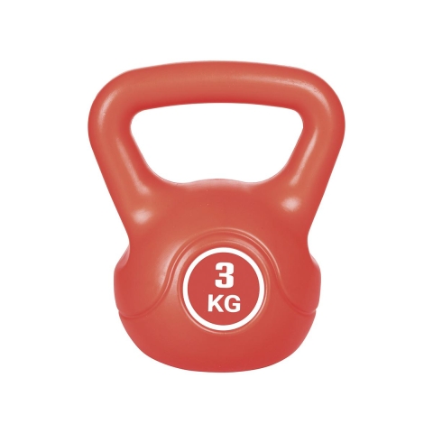 Kettlebell 3 kg liukumaton lihasvoimaharjoituksiin Makro Tarjous