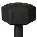 Pumax 6 kg hexagon käsipaino kuntosalille, anti-roll-muotoilu Alennusmyynnit