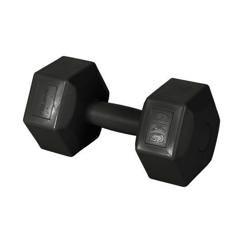 Pumax 6 kg hexagon käsipaino kuntosalille, anti-roll-muotoilu Tarjous