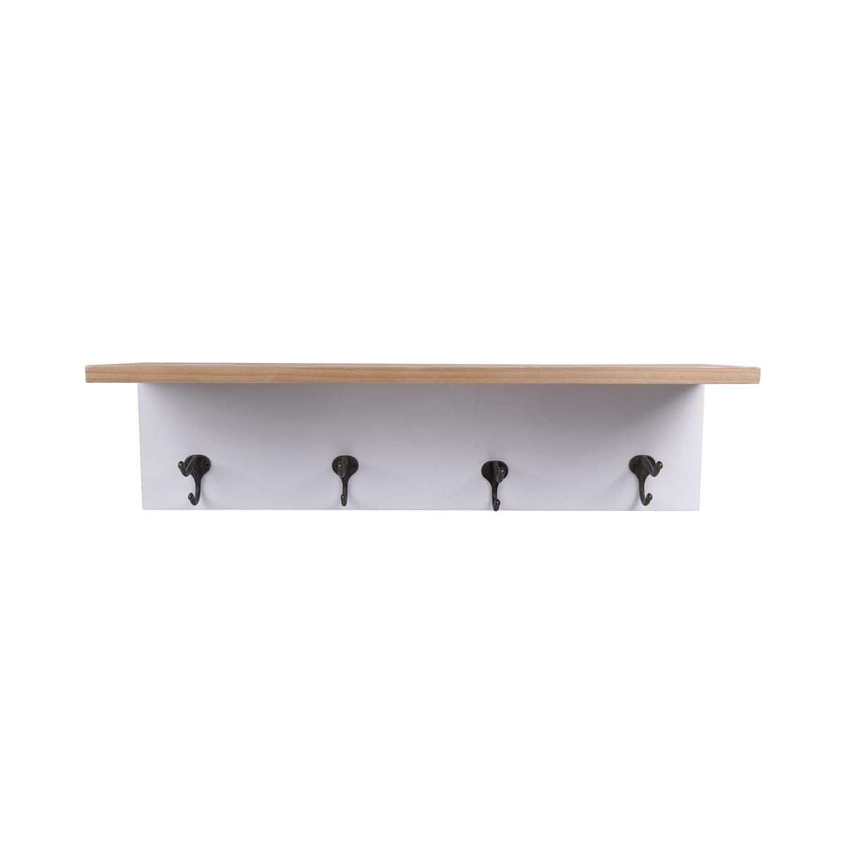 Seinähylly mäntyä 4 rautakoukkua 60x16x16 Romia Tarjous Seinähylly mäntyä 4 rautakoukkua 60x16x16 Romia Tarjous