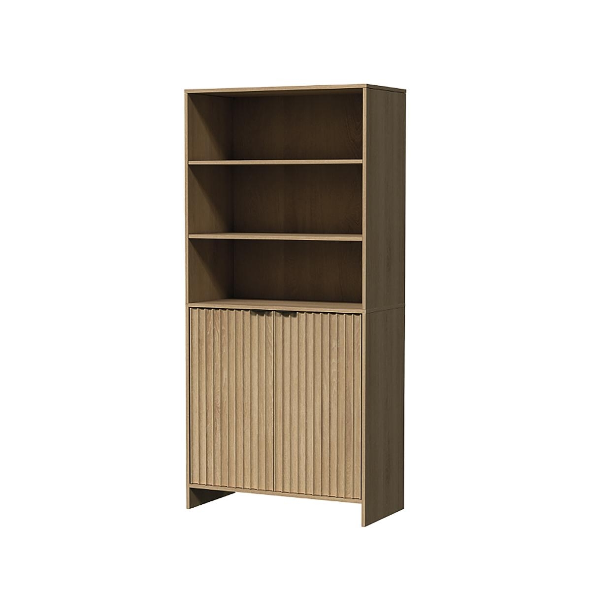 Seinähylly, puuta, 3 hyllyä, 2 ovea, 80x34x172 cm Aneka Tarjous Seinähylly, puuta, 3 hyllyä, 2 ovea, 80x34x172 cm Aneka Tarjous
