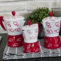 Kolmen kupin alumiininen moka-keitin espressoa varten Cuore Alennusmyynnit