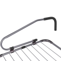 Parveke- ja sisäkuivausteline 2 koukkua 8 narua 106x55 cm Felora Luettelo