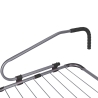 Parveke- ja sisäkuivausteline 2 koukkua 8 narua 106x55 cm Felora Luettelo