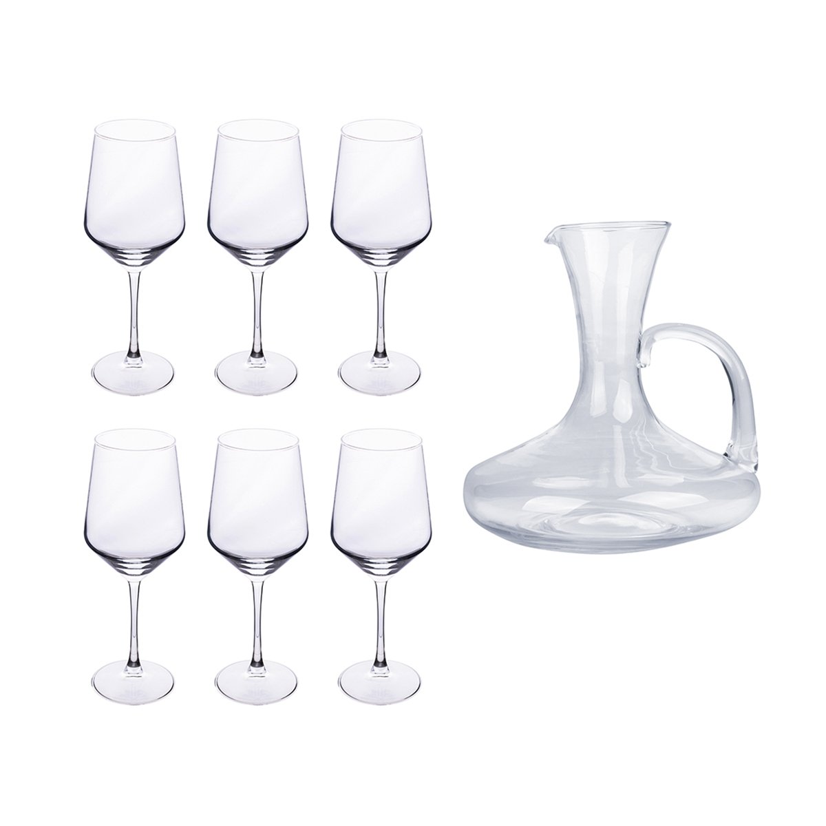 Royal Set viinimaistelupakkaus: 6 lasia + lasidekanteri Tarjous Royal Set viinimaistelupakkaus: 6 lasia + lasidekanteri Tarjous
