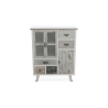 Shabby chic -tyylinen puinen lipasto, 5 vetolaatikkoa, 3 ovea Decapé Luettelo