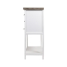 Shabby chic -tyylinen puinen konsoli 9 laatikolla 80x32,5x82 cm Sardinia Tarjous