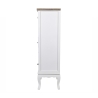 Korkea puinen lipasto 8 laatikkoa 58x35x123 cm shabby chic Sardinia Tarjous