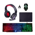 Combo Gamer 5-in-1: näppäimistö, kuulokkeet, hiiri, hiirimatto ja sovitin Milao Tarjous