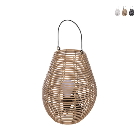 Riippuvalaisin anfora rottinkiefekti h34cm Lumezi Tarjous