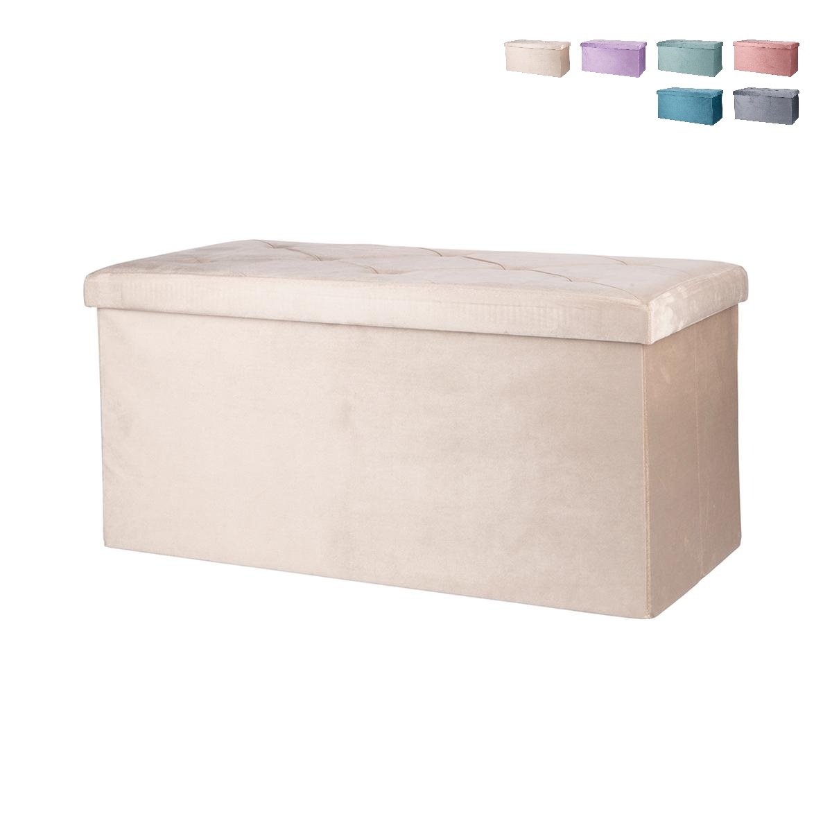 Makino monikäyttöinen samettityylinen säilytyspenkki 76x37,5x38 cm Tarjous Makino monikäyttöinen samettityylinen säilytyspenkki 76x37,5x38 cm Tarjous