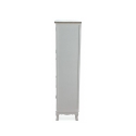 Shabby chic -vitriinikaappi, 2 lasiovea, 5 laatikkoa, Valencia Alennusmyynnit