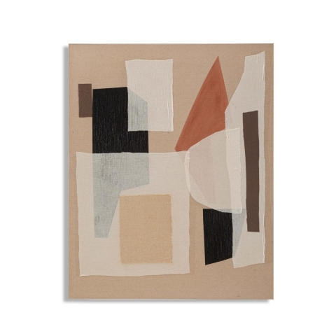 Abstrakti boho chic -tyylinen taulu kankaalle 100x80 cm Seyla Tarjous