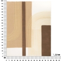 Boho chic -tyylinen abstrakti maalaus kankaalle 100x80 cm Lofty Luettelo