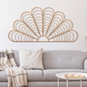 Seinäkoriste bambu-efekti viuhka 160x80 cm Panama Myynti
