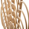 Seinäkoriste bambu-efekti viuhka 160x80 cm Panama Tarjous