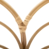 Seinäkoriste bambu-efekti viuhka 160x80 cm Panama Alennukset