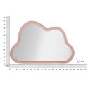 Pilvenmuotoinen seinäpeili samettikehyksellä 90x60 cm Cloud Varasto