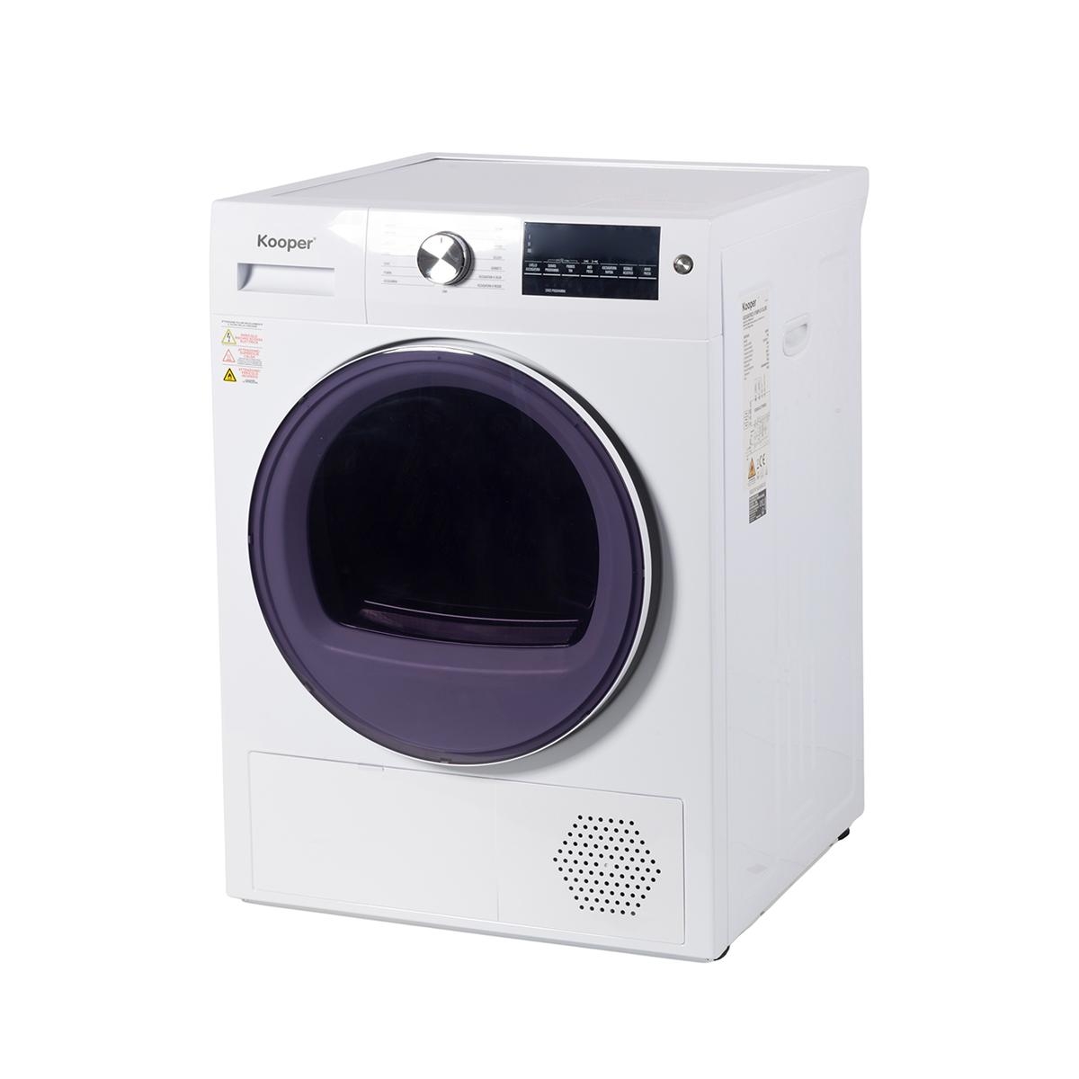 Virex 9 kg lämpöpumppukuivausrumpu, 900 W, valkoinen Tarjous