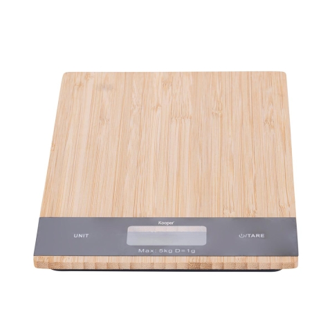 Bambuinen digitaalinen keittiövaaka 15,5x22,5x2,4 Paxel Tarjous