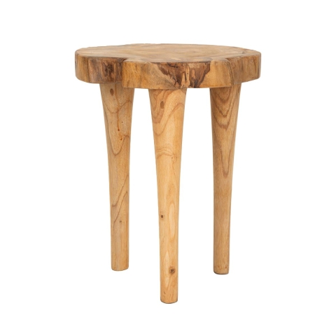 Kursi käsintehty teak-puinen jakkara, luonnollinen etninen tyyli Tarjous