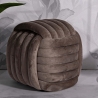 Moderni pehmeä samettijakkara Softy punottu design Luettelo