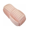 Moderni punottu samettinen penkkipuffi 90x45x45 cm Softy 