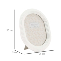 Oornice moderni soikea valokuvakehys pöytämalli 25x20cm Ovally Luettelo